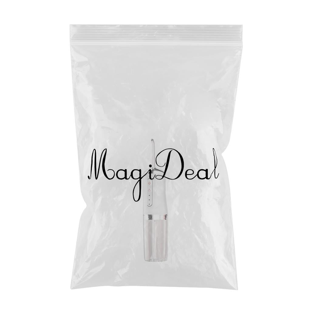 Oral Irrigator Polisher 220ml Water Flosser for Household Use Travel white