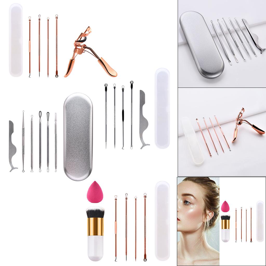 Pimple Remover Tool Stainless with Storage Case for Face Back Men Women A