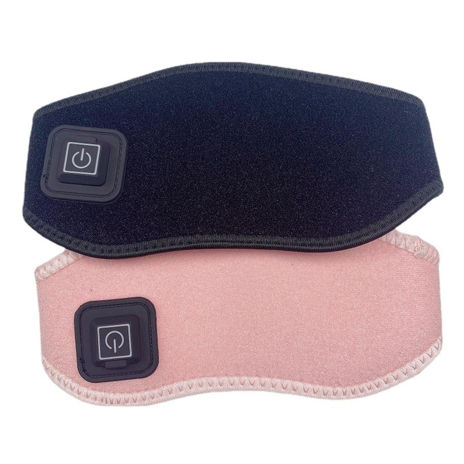 Adjustable Heating Neck Massager Belt USB Power Relieve Neck Pressure Black