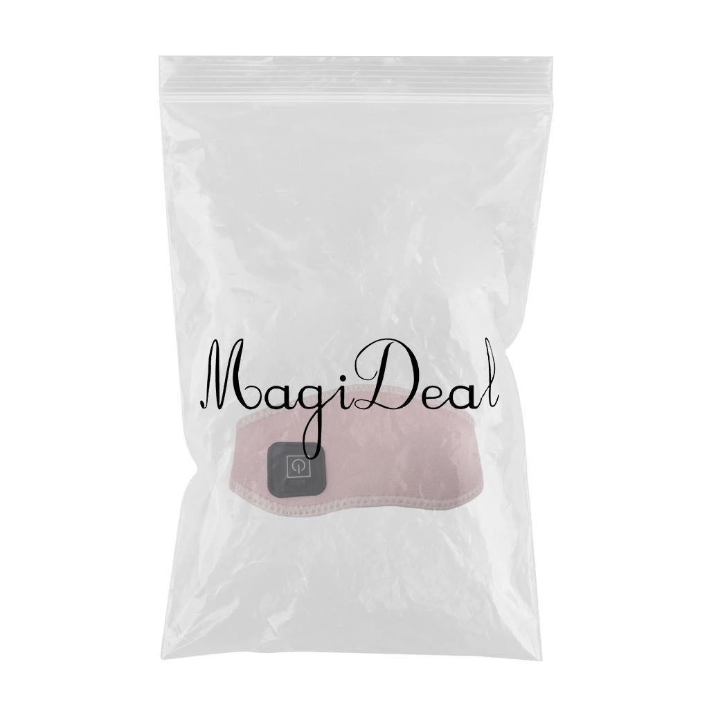 Adjustable Heating Neck Massager Belt USB Power Relieve Neck Pressure Pink