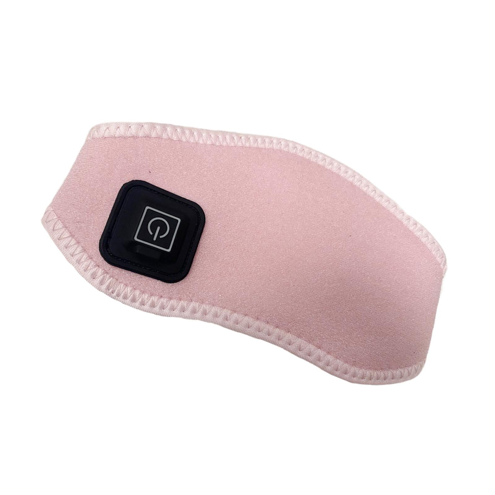 Adjustable Heating Neck Massager Belt USB Power Relieve Neck Pressure Pink