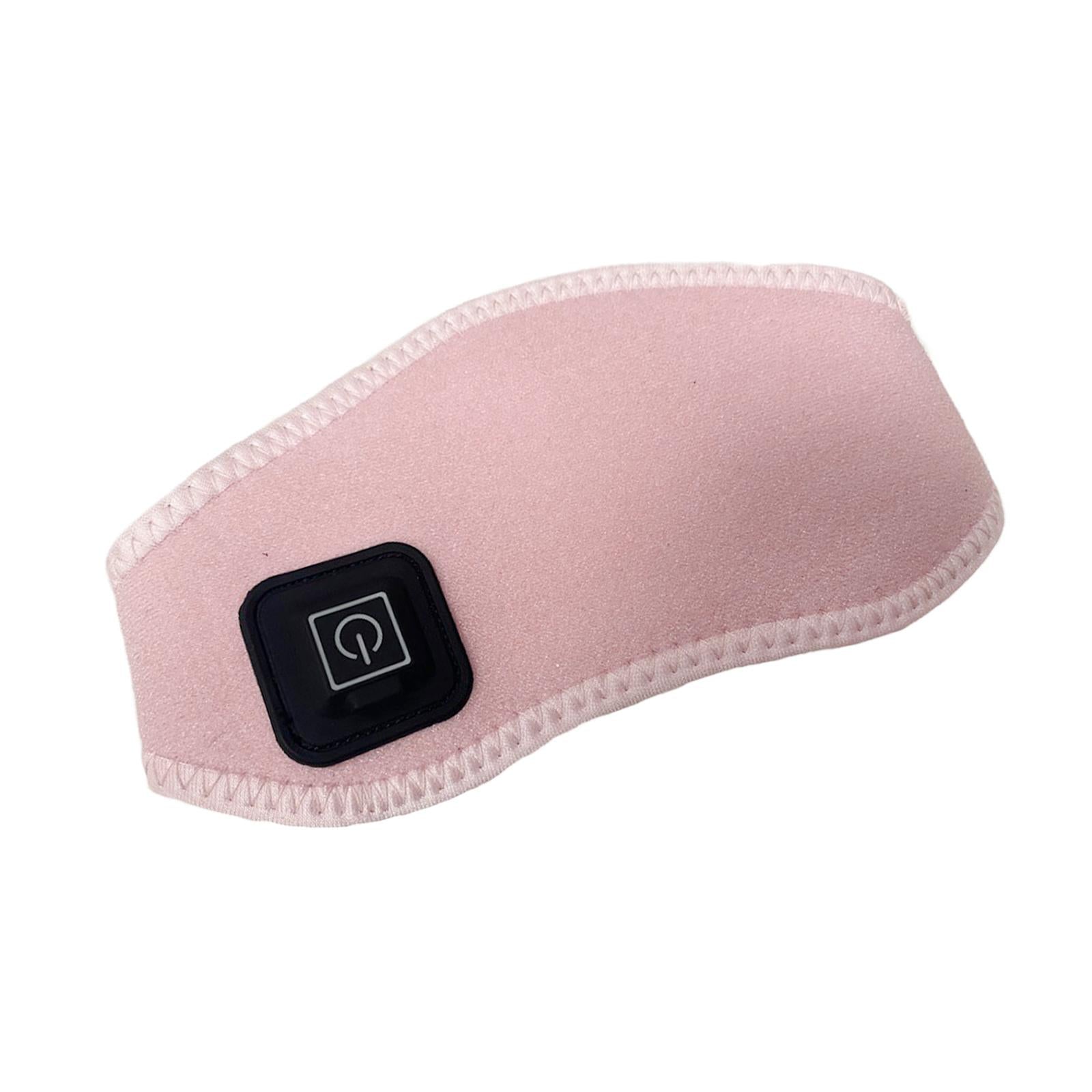 Adjustable Heating Neck Massager Belt USB Power Relieve Neck Pressure Pink