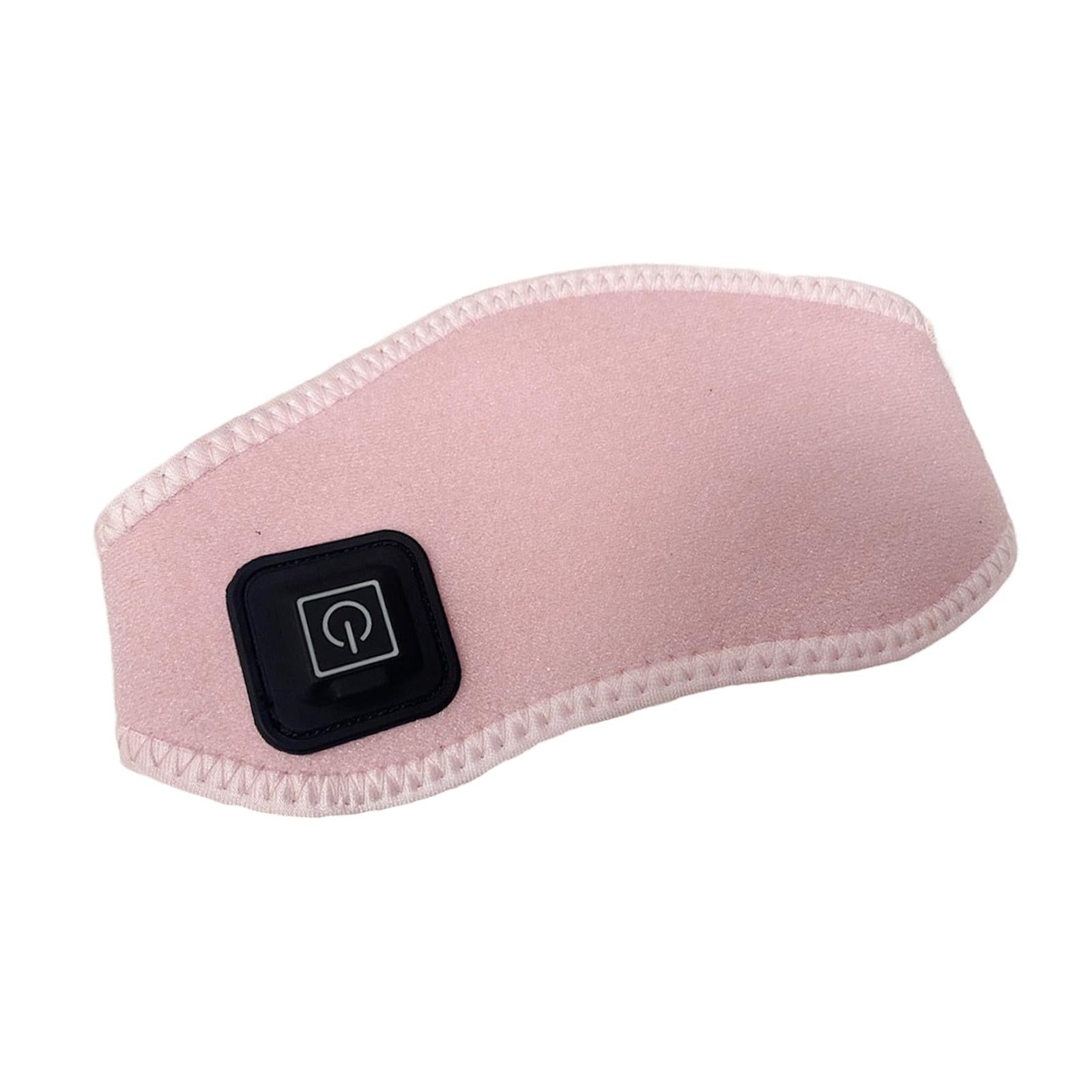 Adjustable Heating Neck Massager Belt USB Power Relieve Neck Pressure Pink