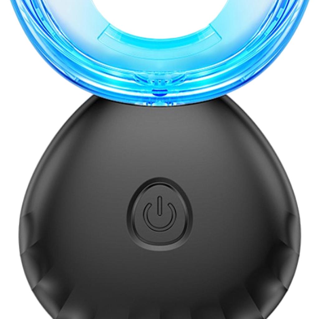 Home Use Wireless Teeth Whitening LED Light Effective Stain Removal Black