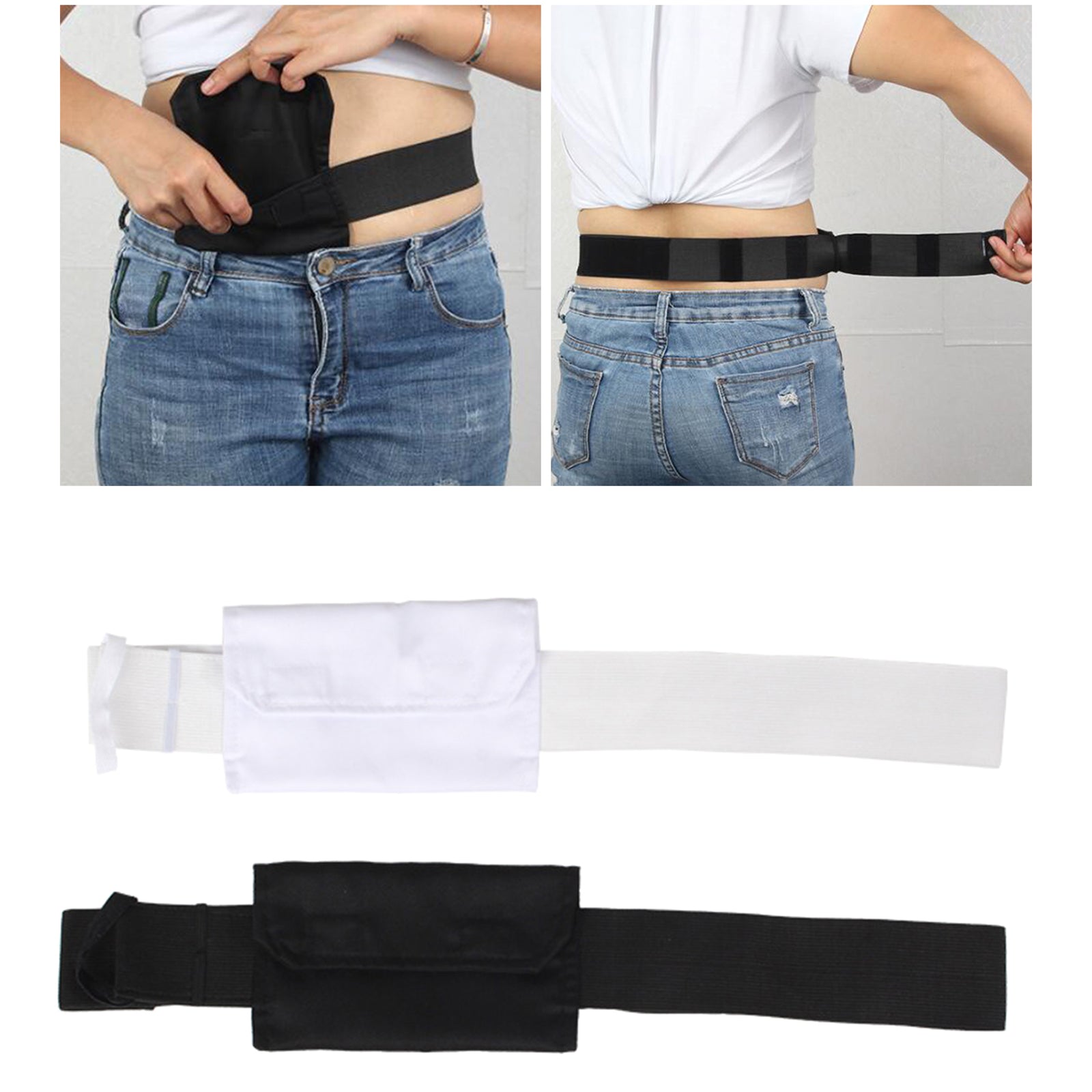 Feeding Tube Belt G Tubes Catheter Holder Peritoneal Dialysis Peg Waist Belt White