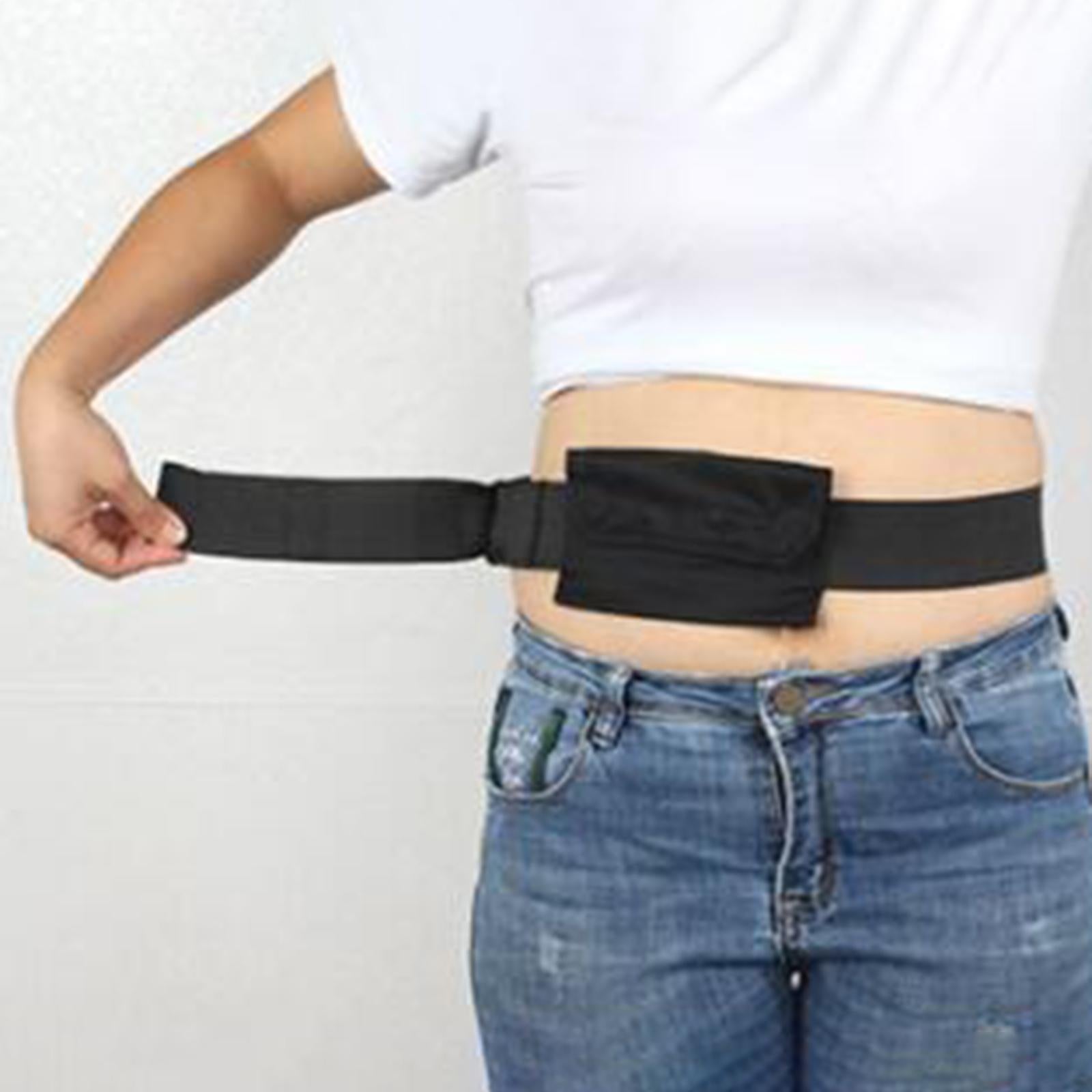 Feeding Tube Belt G Tubes Catheter Holder Peritoneal Dialysis Peg Waist Belt Black