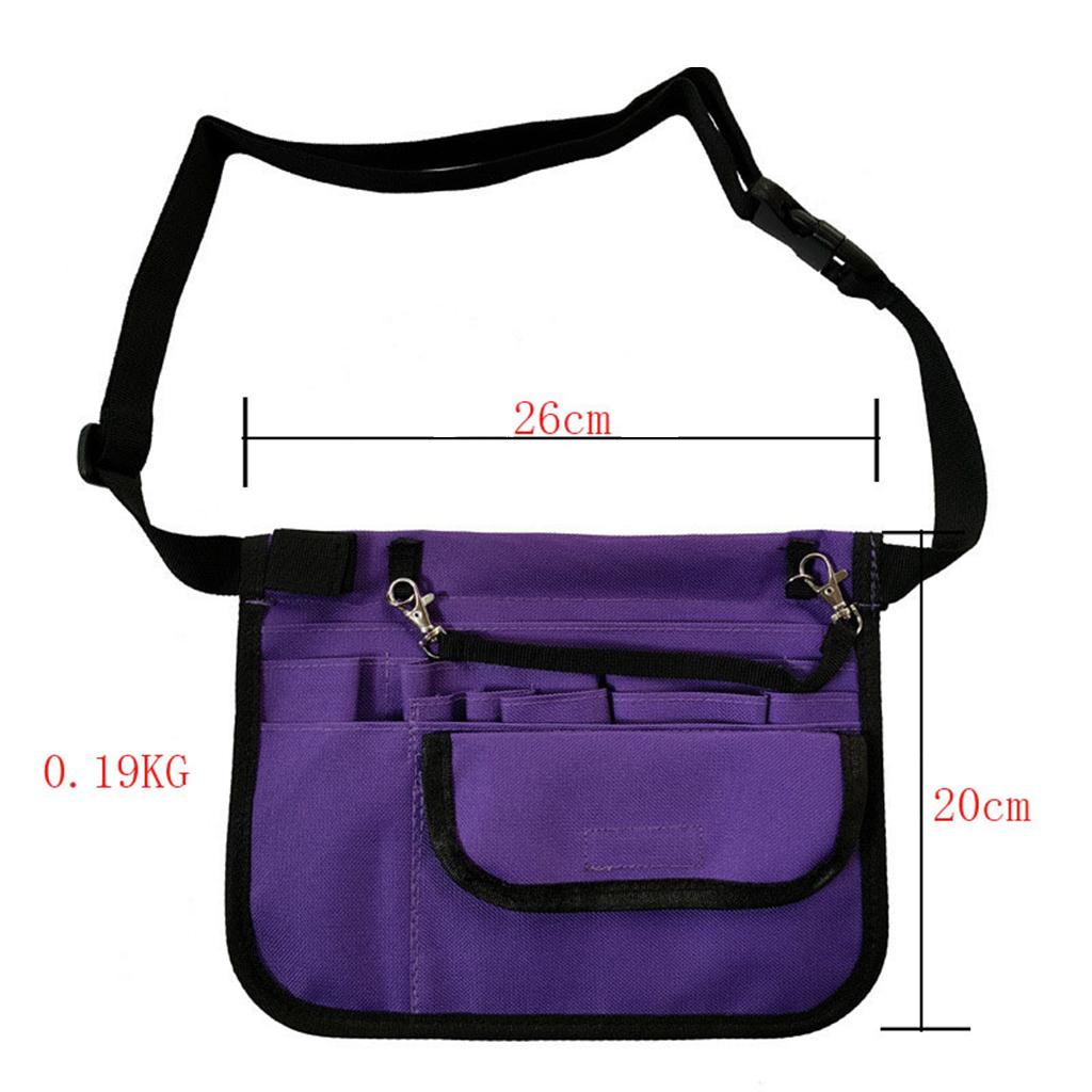 Nurse Fanny Pack Nursing Organizer for Tool Quick Pick Care Kit purple