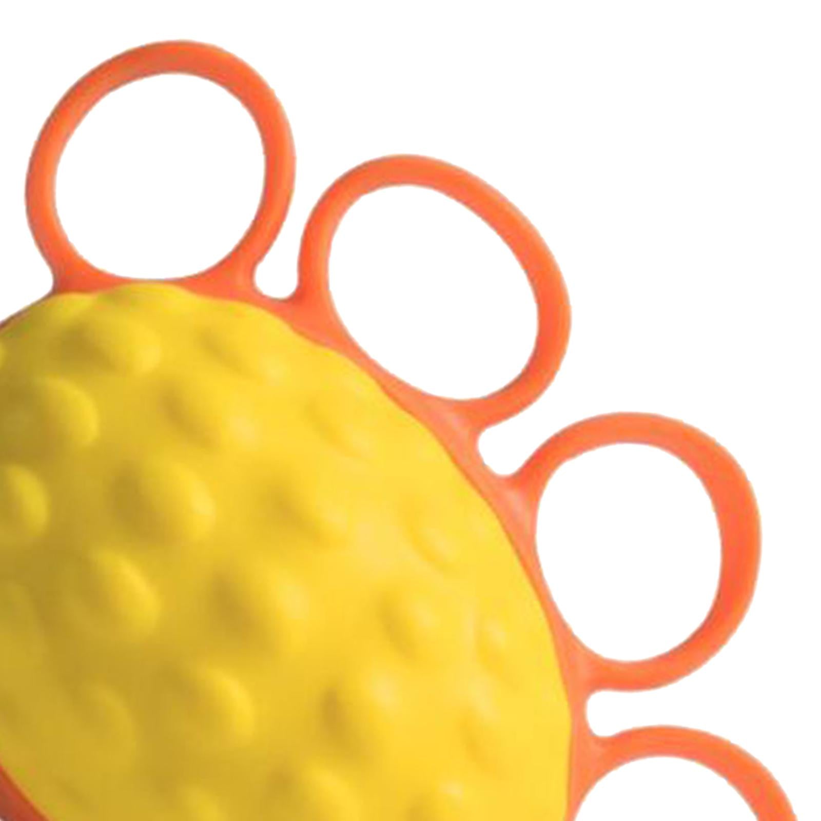 Hand Grip Ball Finger Force Training Oval for Elderly with five finger