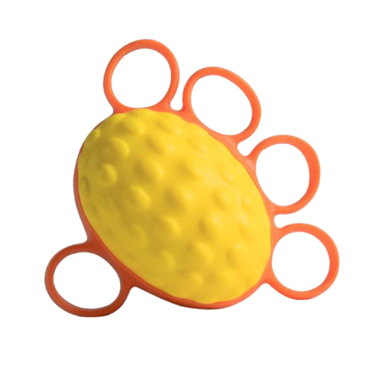 Hand Grip Ball Finger Force Training Oval for Elderly with five finger