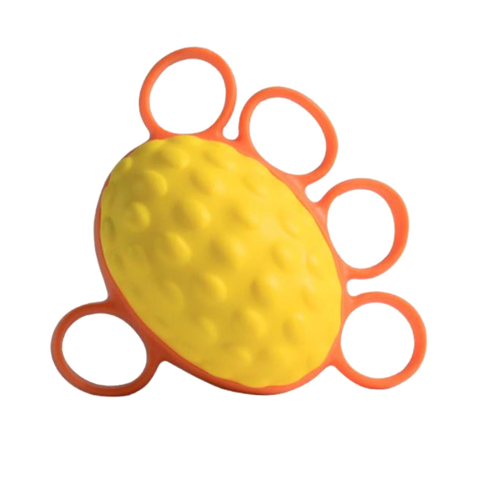 Hand Grip Ball Finger Force Training Oval for Elderly with five finger