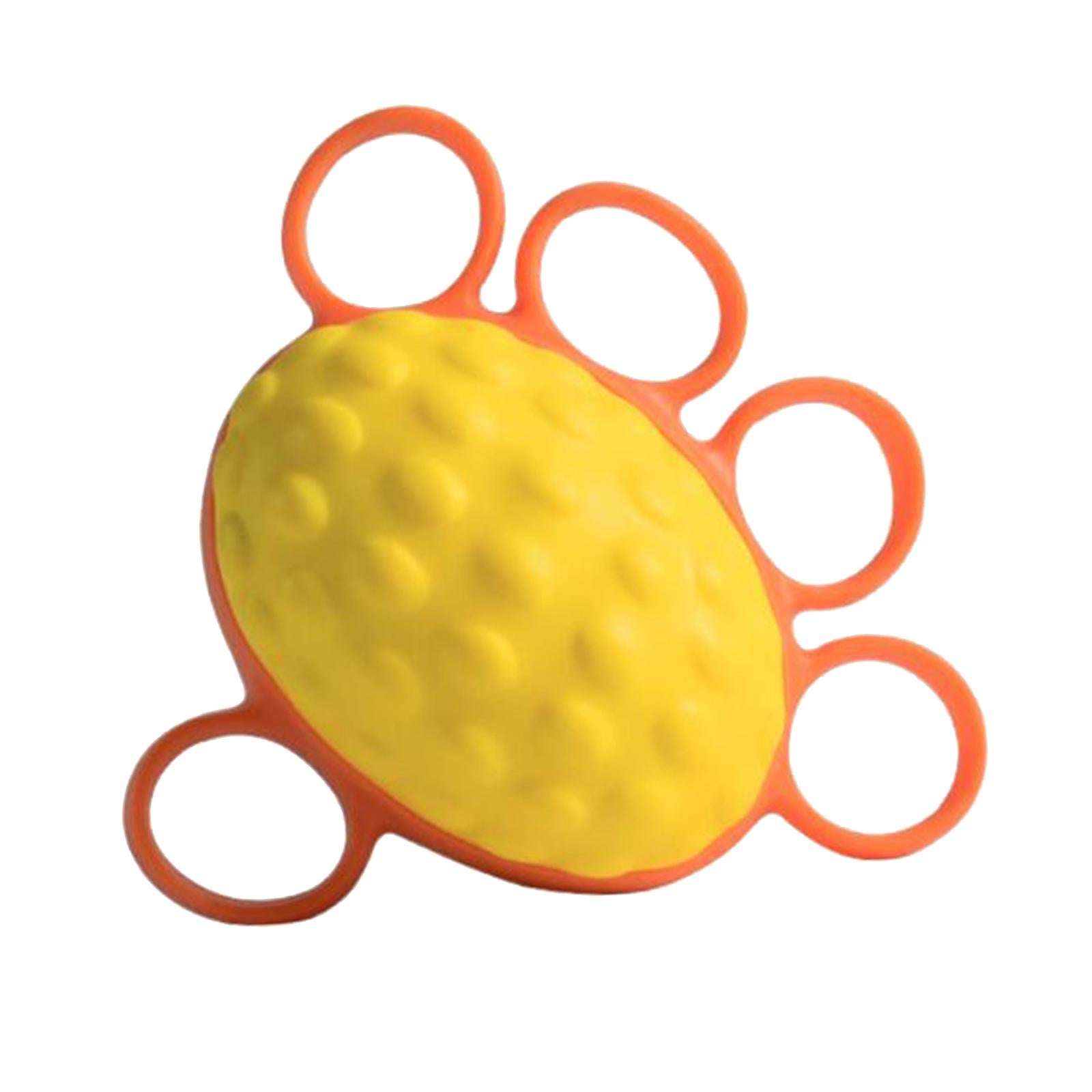 Hand Grip Ball Finger Force Training Oval for Elderly with five finger