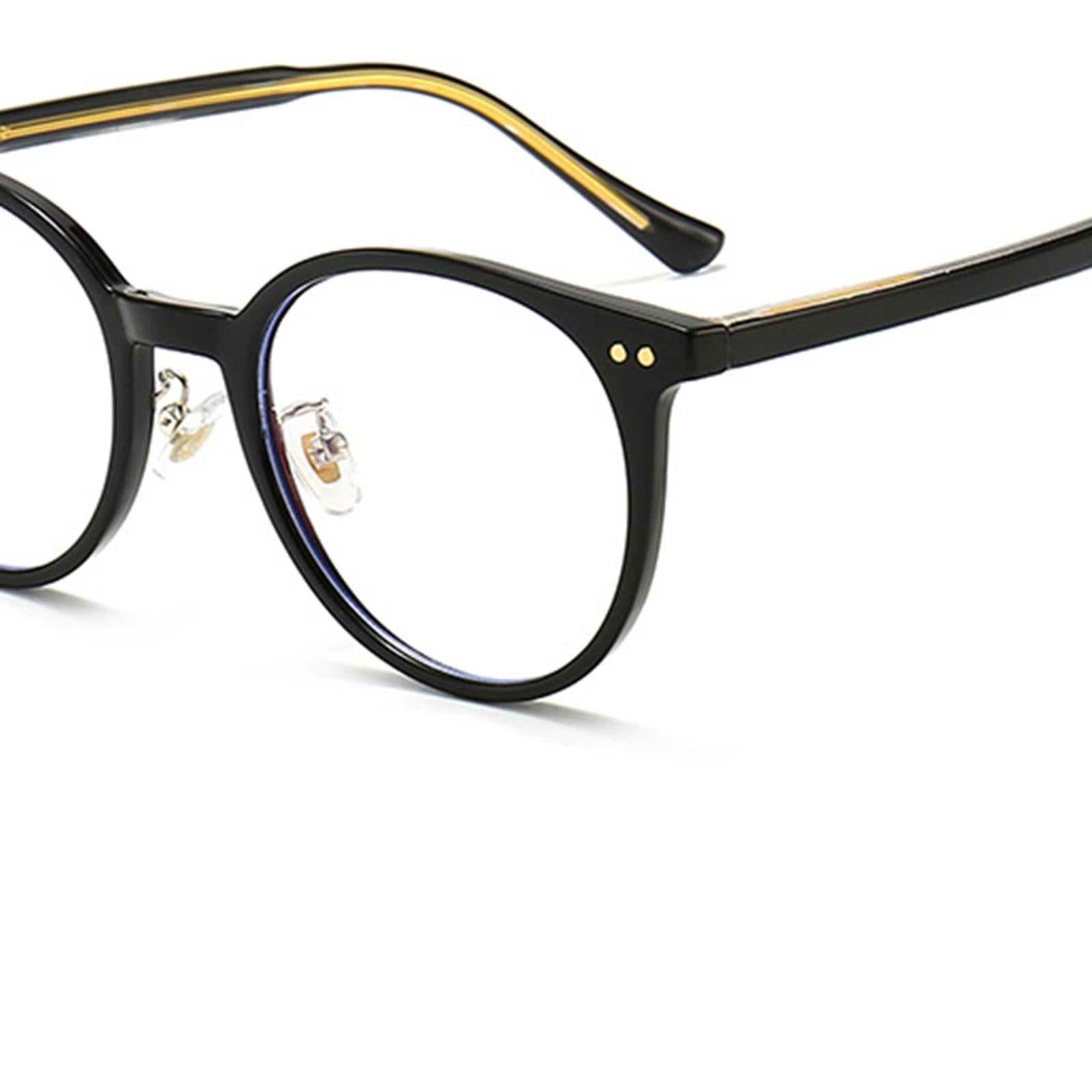 Light Blocking Glasses Anti Glare Computer Gaming Glasses for Men Women Black