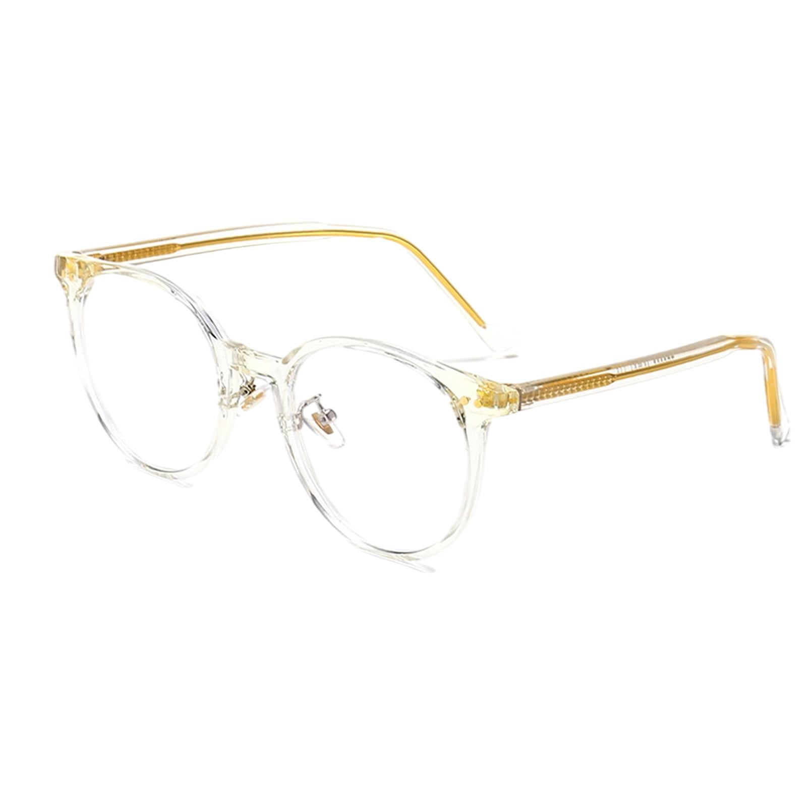 Light Blocking Glasses Anti Glare Computer Gaming Glasses for Men Women White