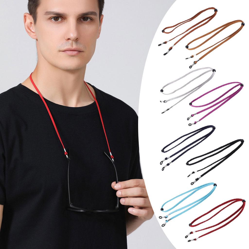 Eyeglass Strap Non-Slip Stretchy Universal Rope Eyewear Retainer Sports Red