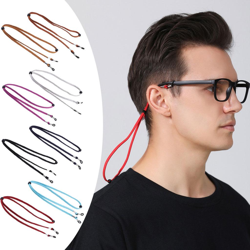 Eyeglass Strap Non-Slip Stretchy Universal Rope Eyewear Retainer Sports Red