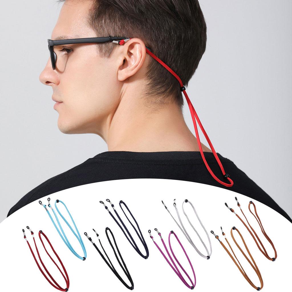 Eyeglass Strap Non-Slip Stretchy Universal Rope Eyewear Retainer Sports Red