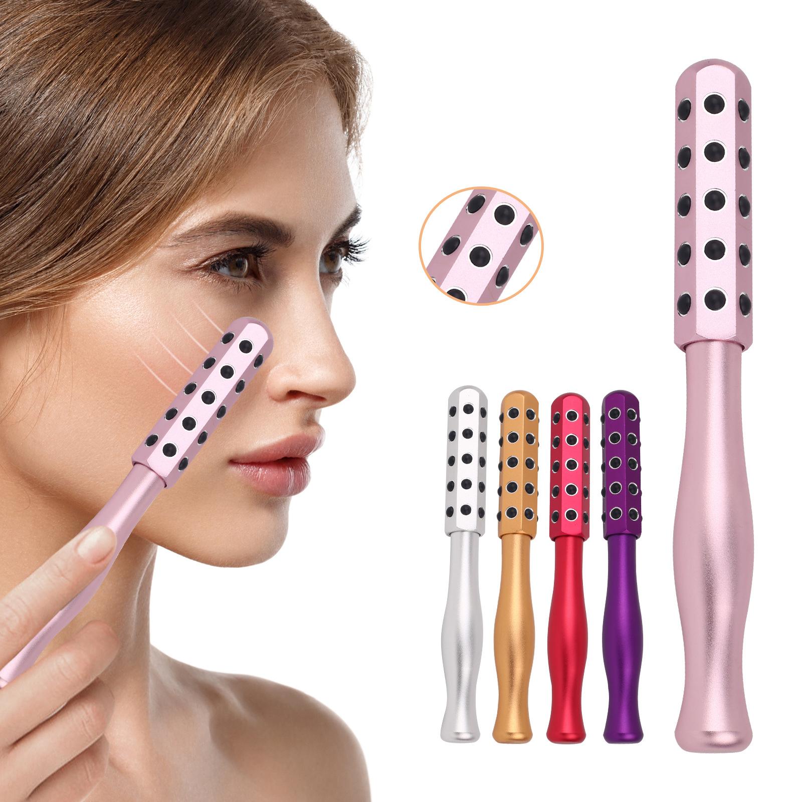 Facial Roller Neck Anti Ageing Skin Tool Face Lifting Beauty Roller Red