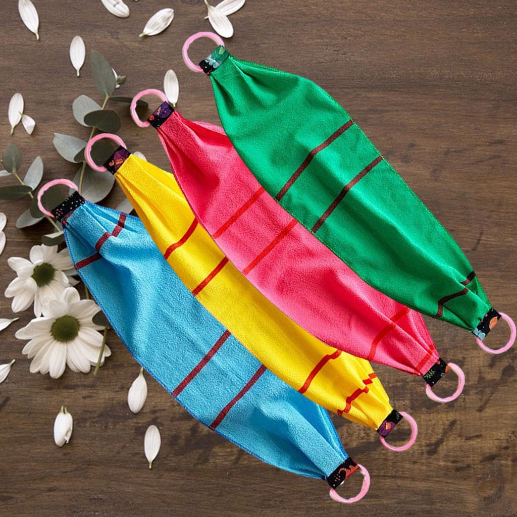 Exfoliating Washcloth Bath Towel Deep Clean Skin Back Scrub Massage Green