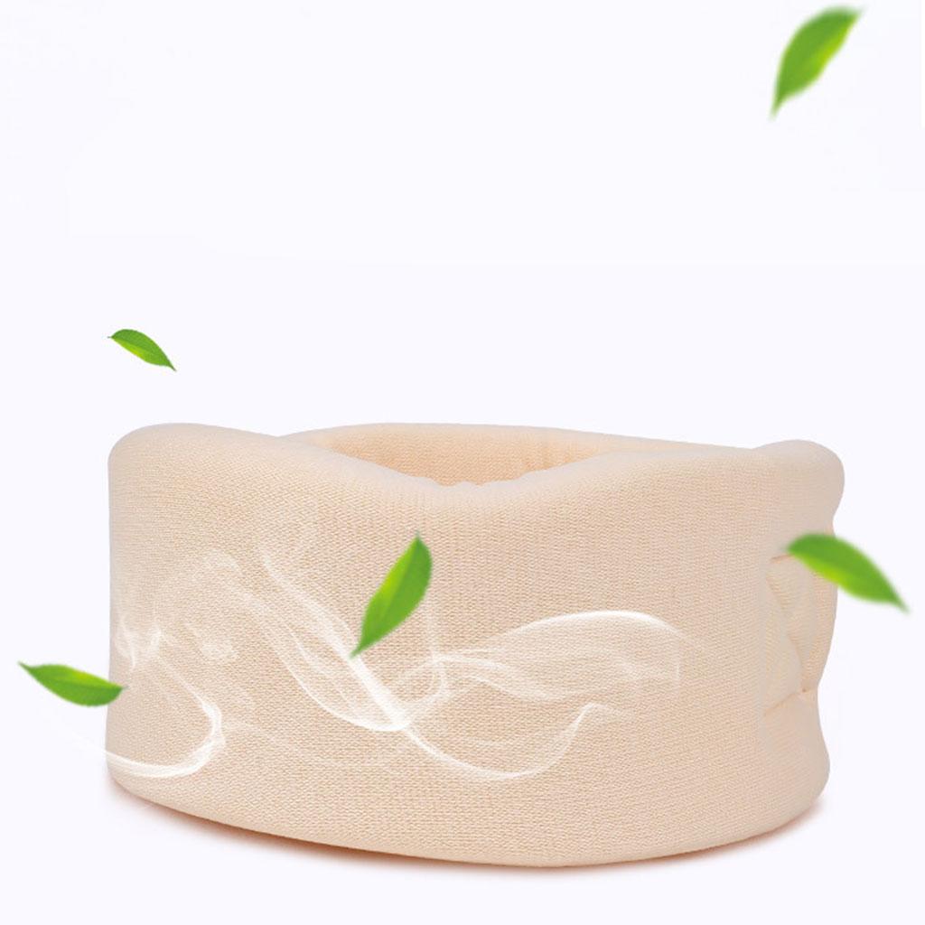 Soft Foam Neck Brace 3 Depth Stabilizes Aligns for Spine Office Home M"