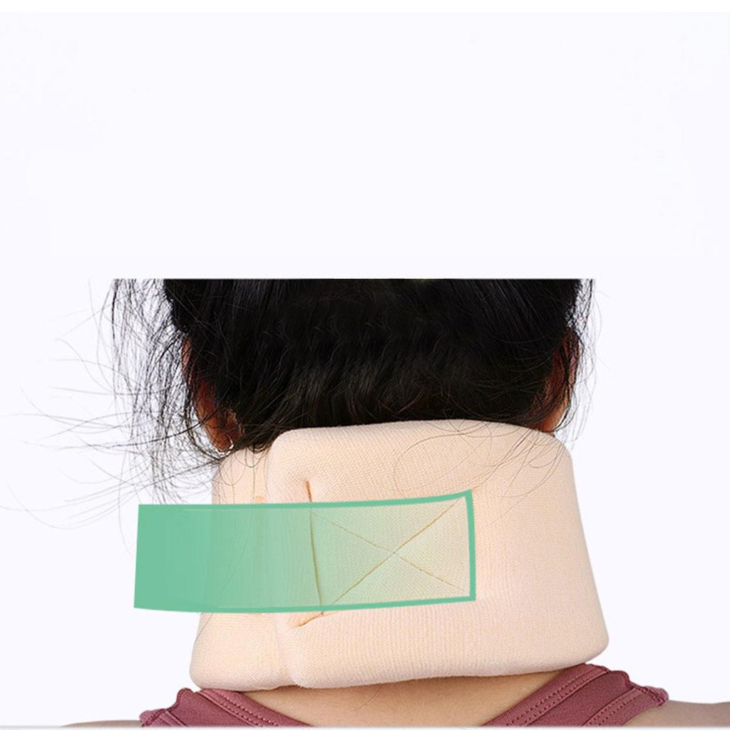 Soft Foam Neck Brace 3 Depth Stabilizes Aligns for Spine Office Home M"