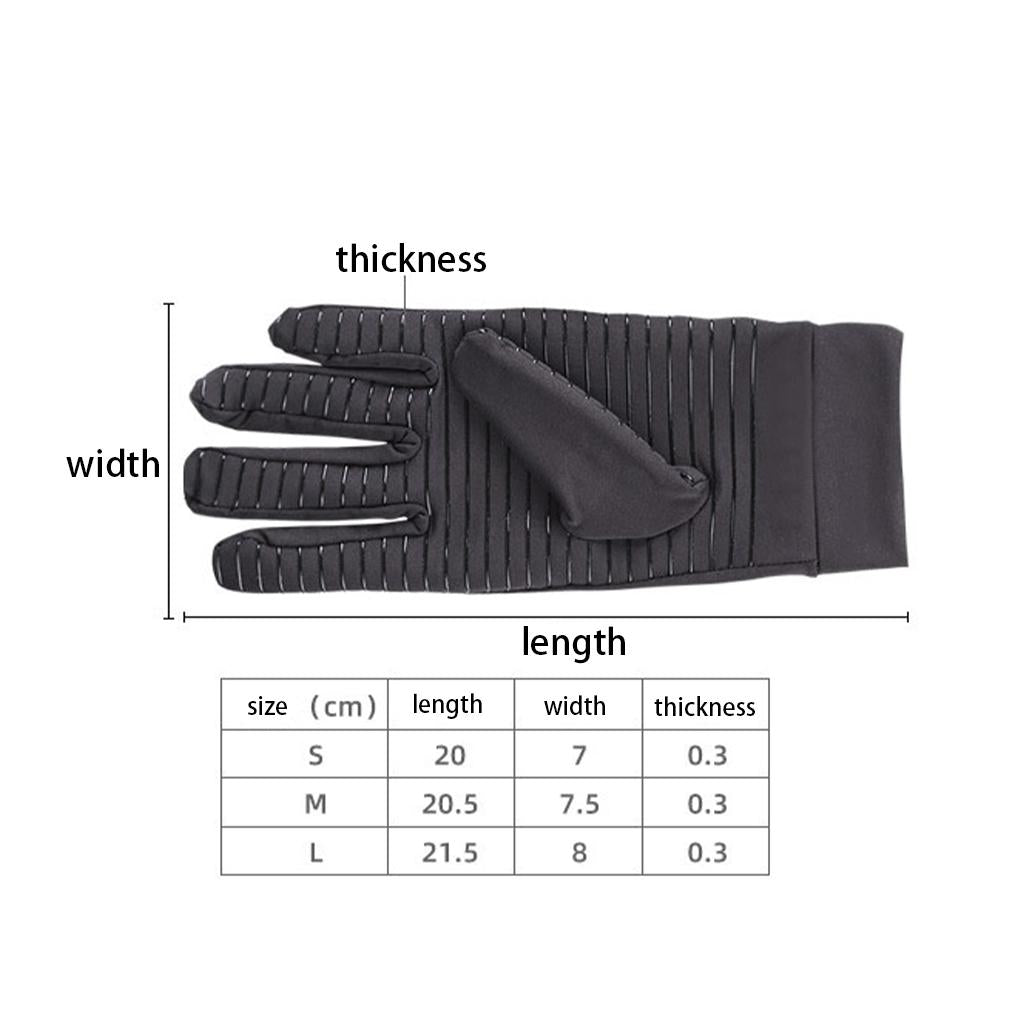 Arthritis Compression Gloves Wearable Breathable Non-Slip for Carpal Tunnel L