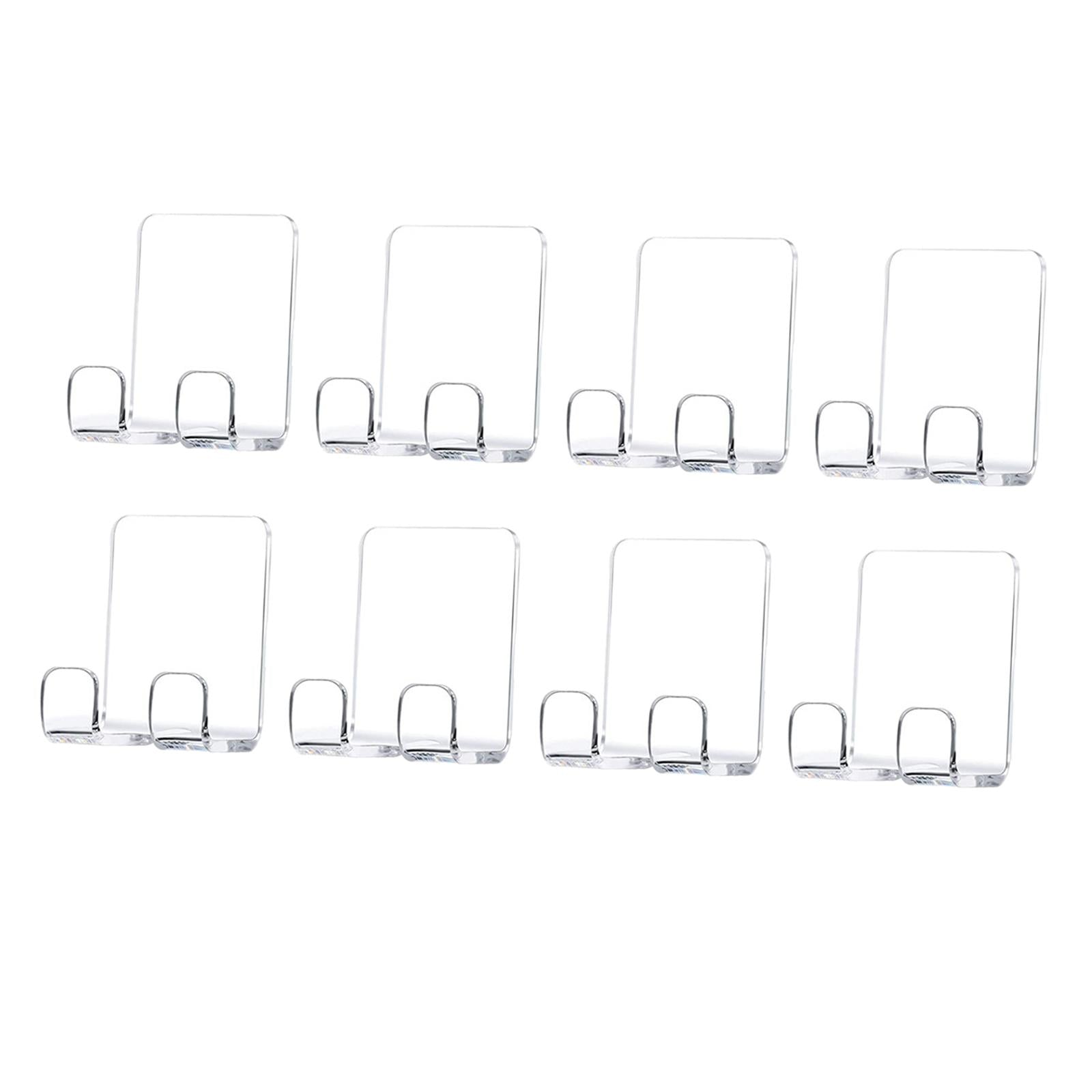 Razor Rack Hook Set Multi Purpose for Household Storage Holders transparent