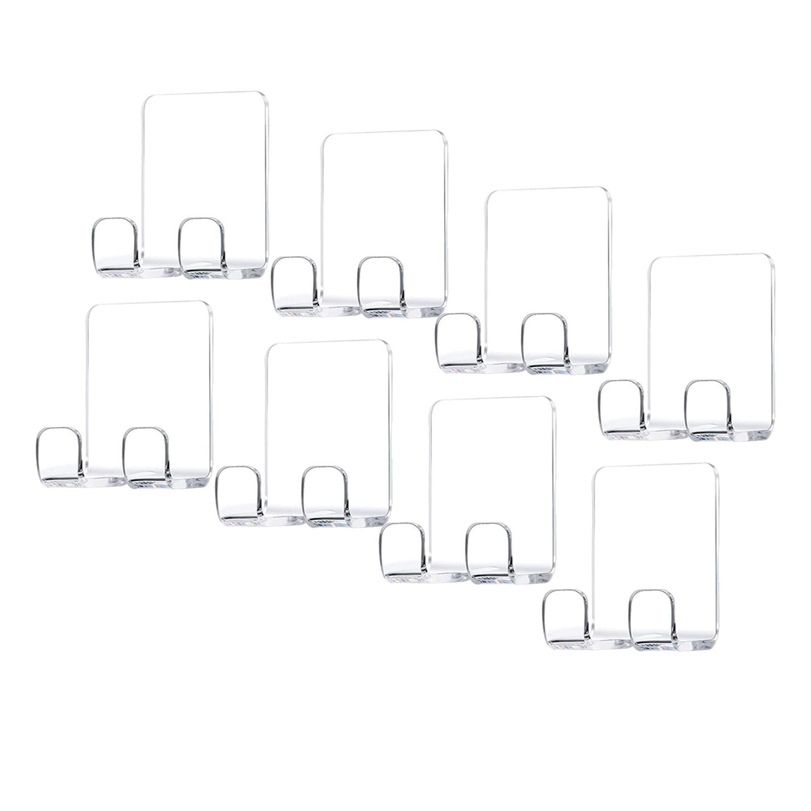 Razor Rack Hook Set Multi Purpose for Household Storage Holders transparent