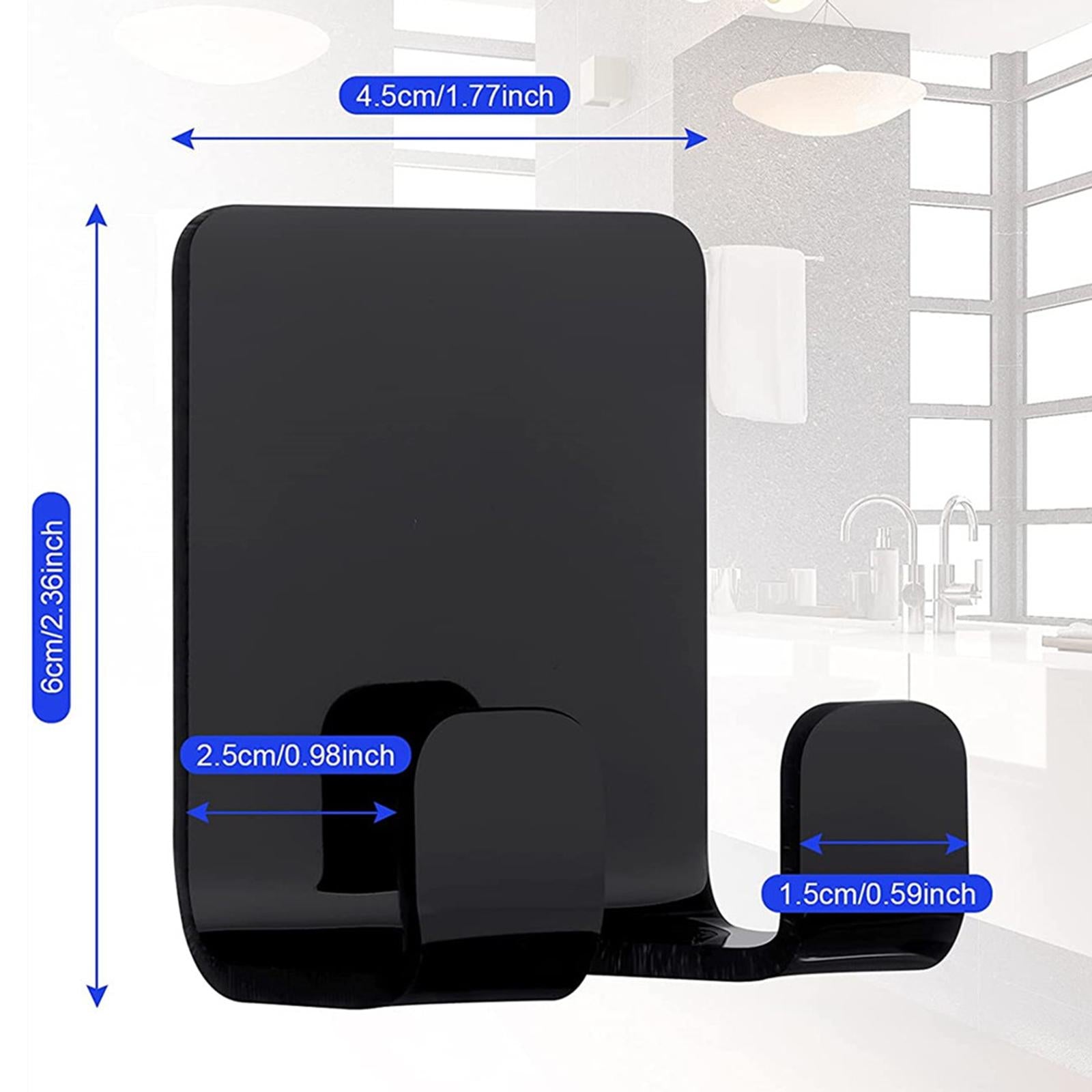 Razor Rack Hook Set Multi Purpose for Household Storage Holders black