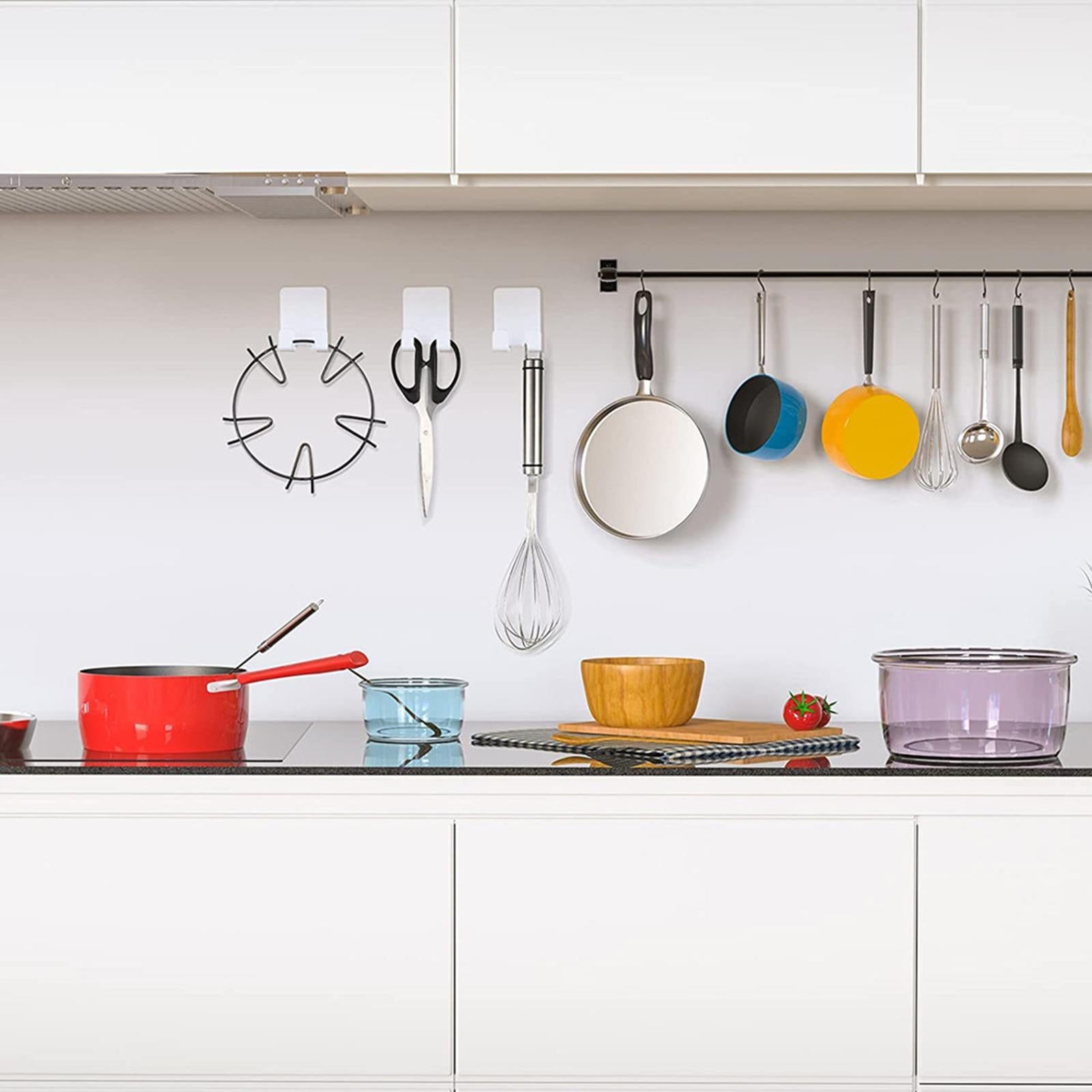 Razor Rack Hook Set Multi Purpose for Household Storage Holders White