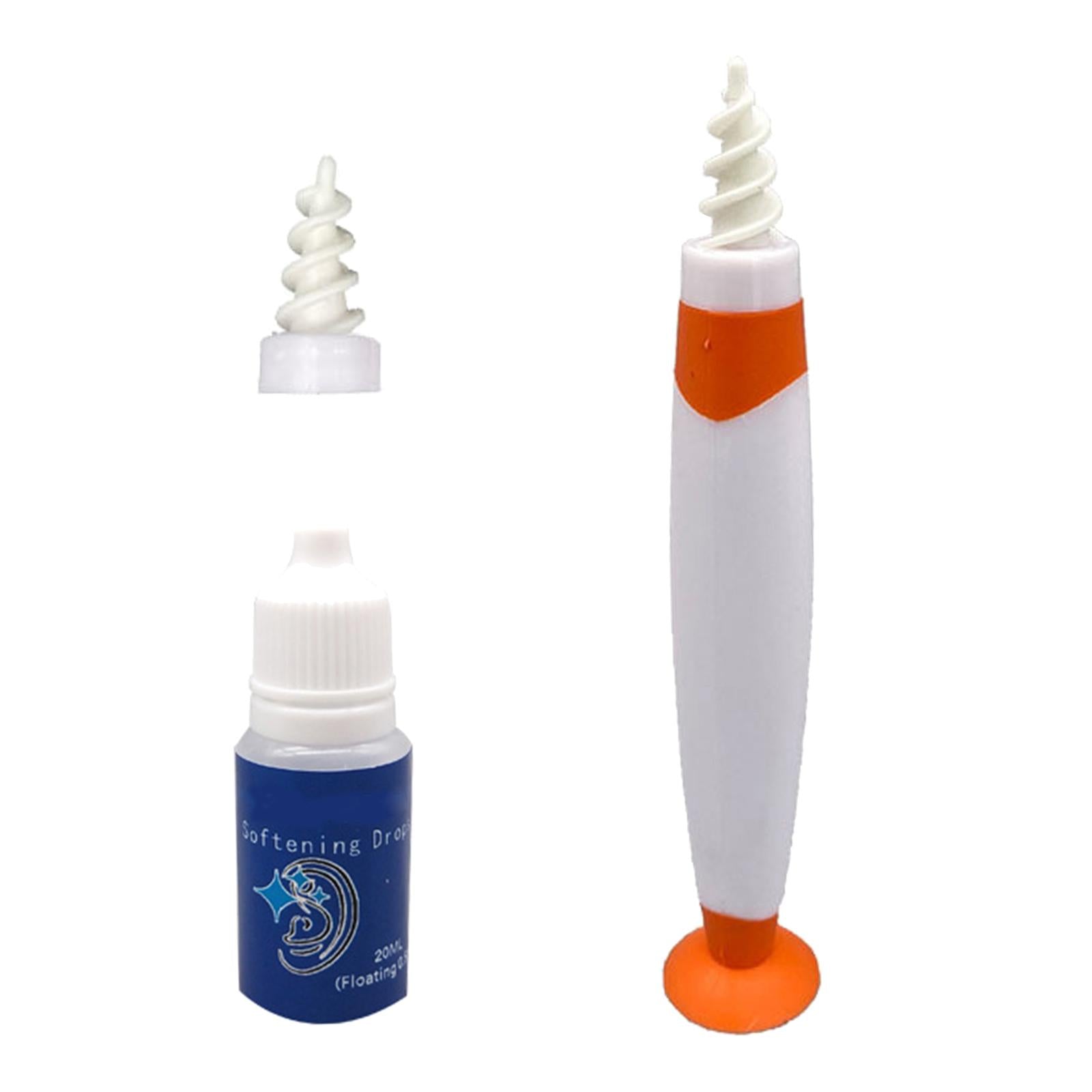Safe Ear Wax Remover Ear Plugs Hearing Aid Health Soft Reusable for Kids Orange