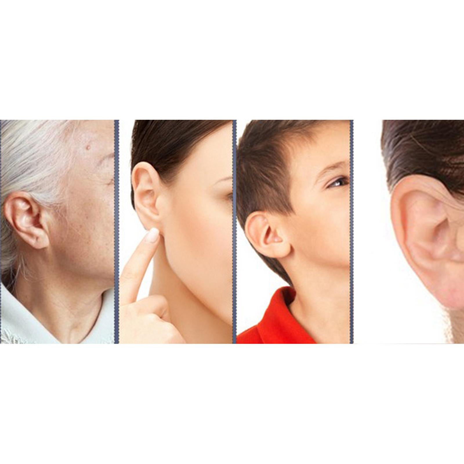 Safe Ear Wax Remover Ear Plugs Hearing Aid Health Soft Reusable for Kids Pink