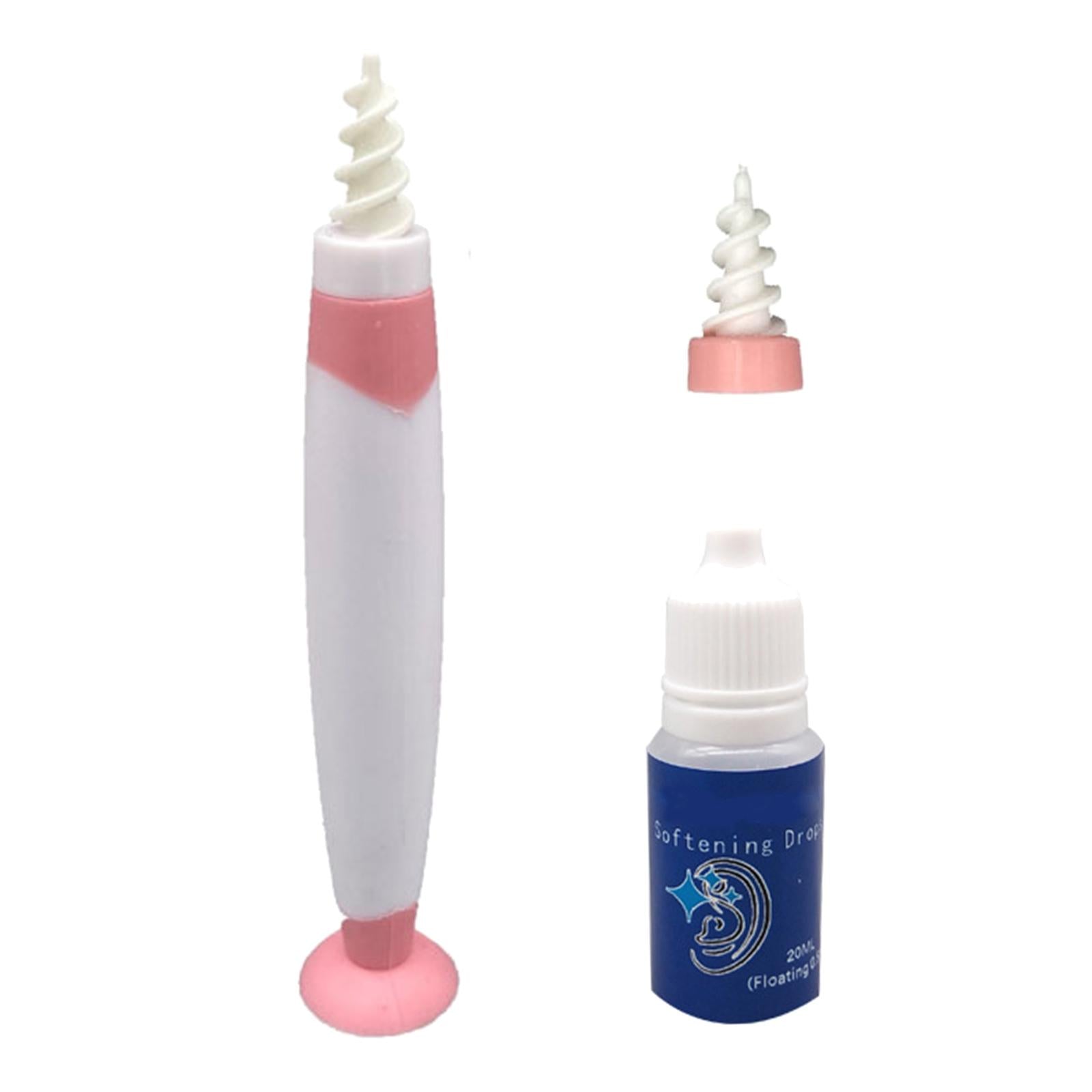 Safe Ear Wax Remover Ear Plugs Hearing Aid Health Soft Reusable for Kids Pink