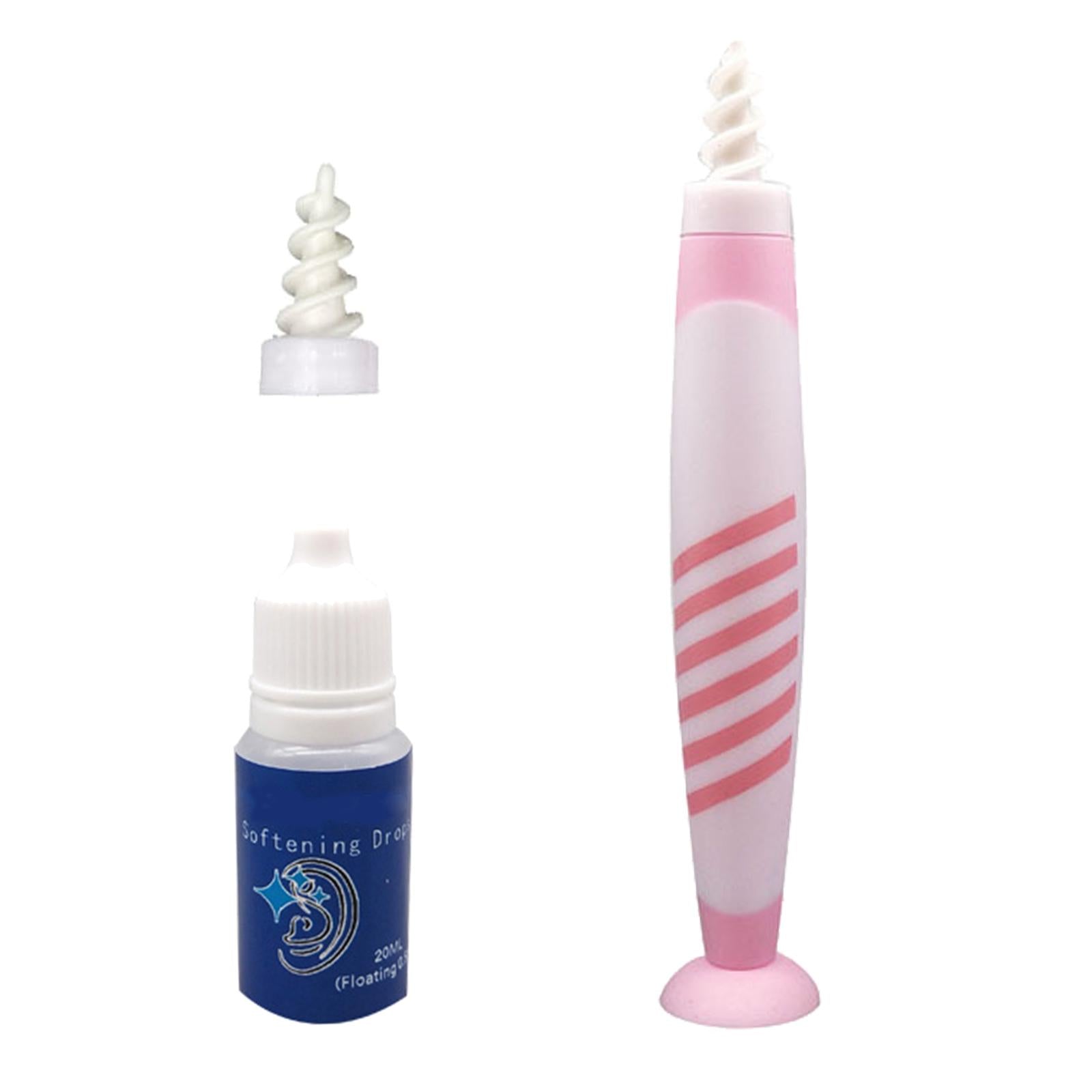 Safe Ear Wax Remover Ear Plugs Hearing Aid Health Soft Reusable for Kids Pink Stripe