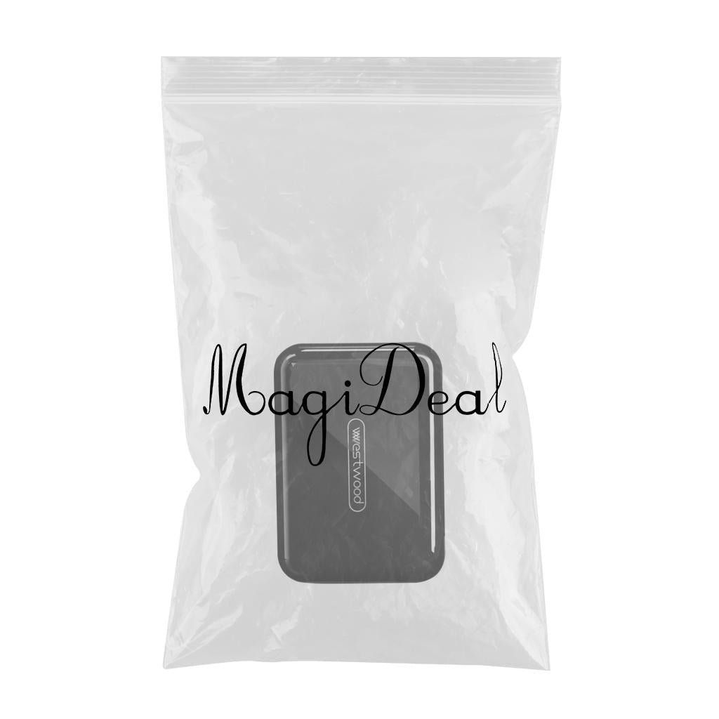 6 Compartments Pill Box Container Small for Capsules Supplements Pills black