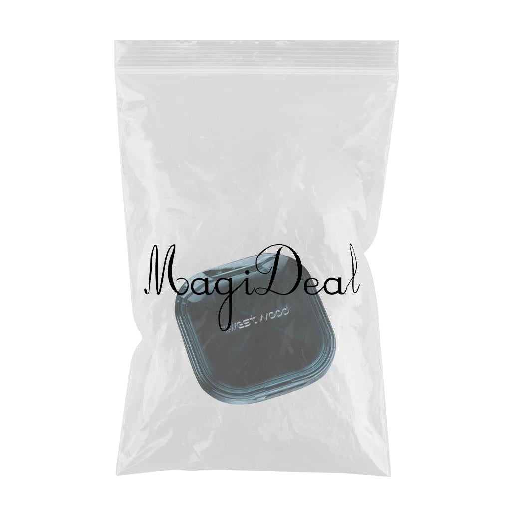 Portable Medicine Pill Box Moisture Proof for Pills 4 Grids blue