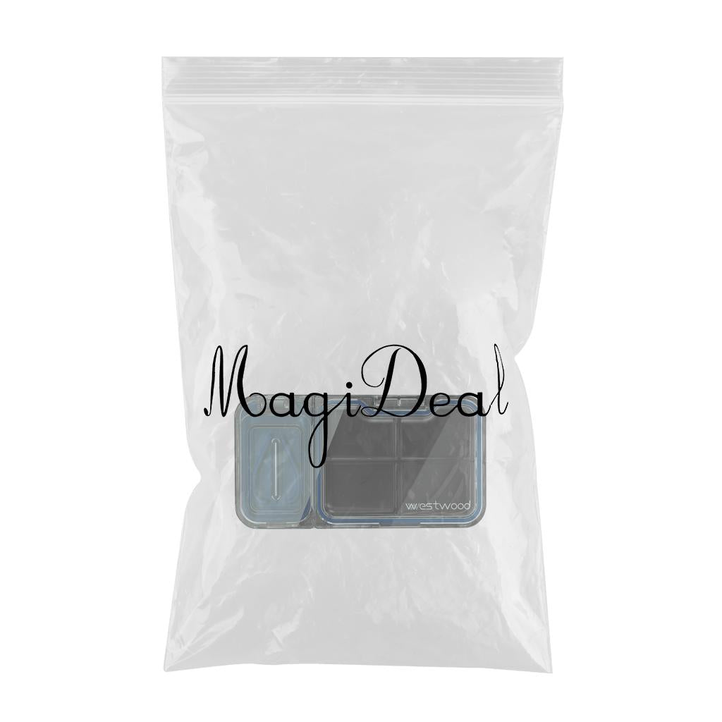 Portable Medicine Pill Box Moisture Proof for Pills Cut pill box grey