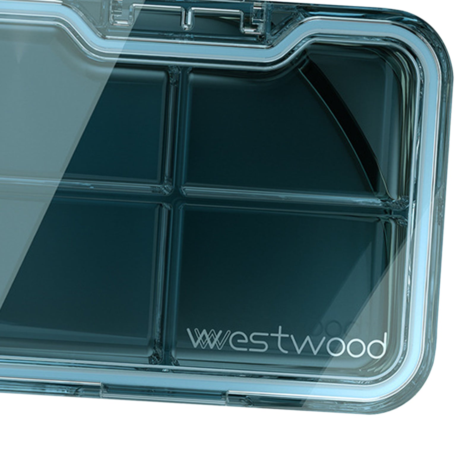 Portable Medicine Pill Box Moisture Proof for Pills Cut pill box blue