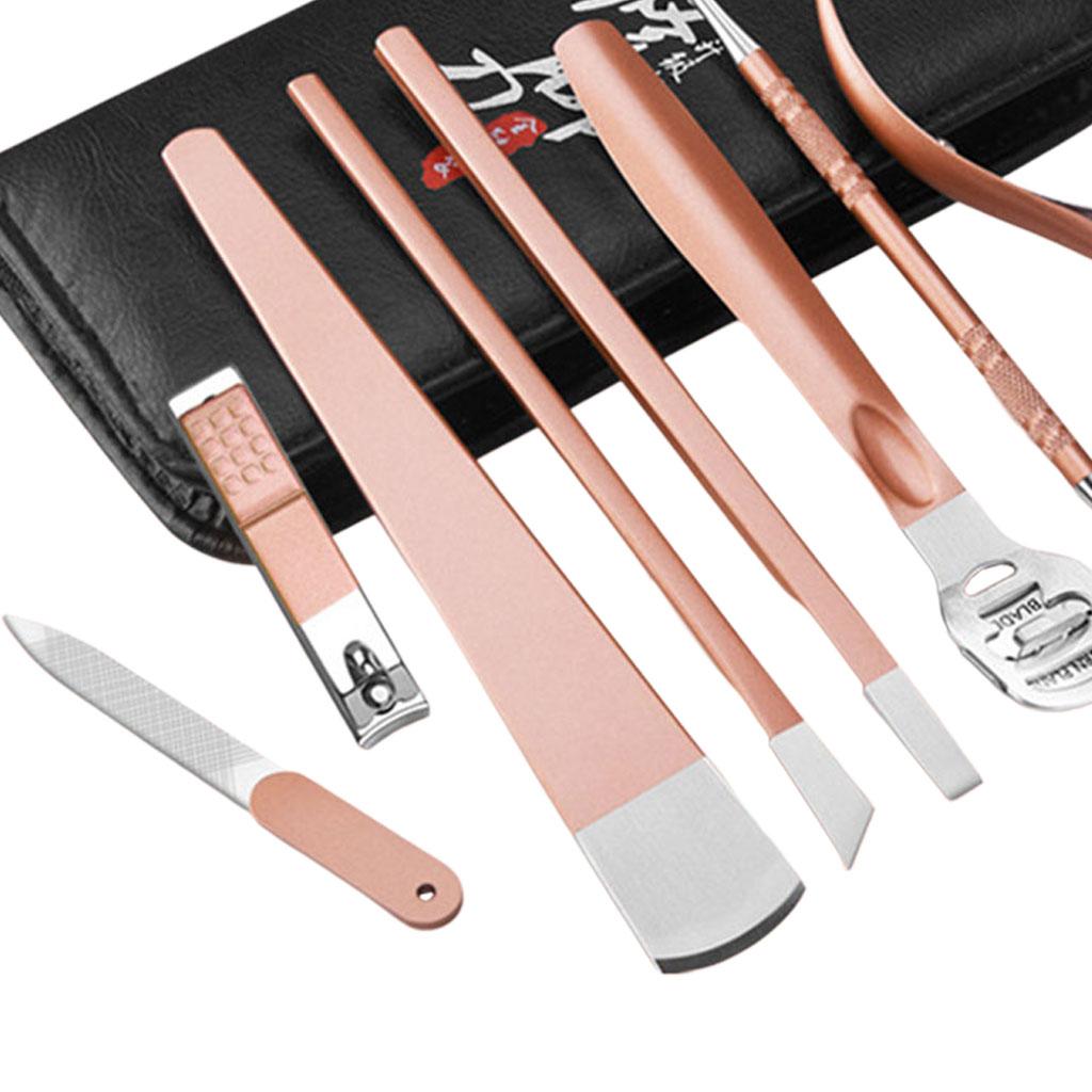 Nail Clippers Set Toenail Nipper Hard Nails Trimmer Trim Thick Nails Pink