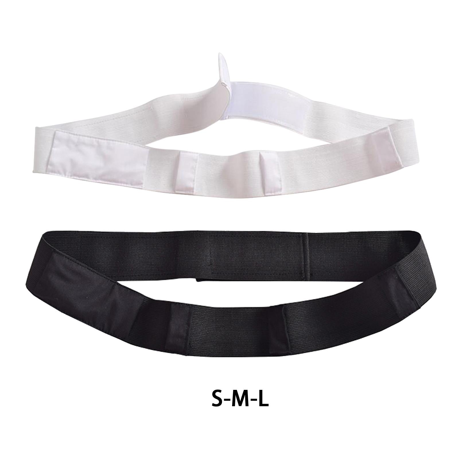 Abdominal Dialysis Belt Adjustable Soft for Peritoneal Women Men White S
