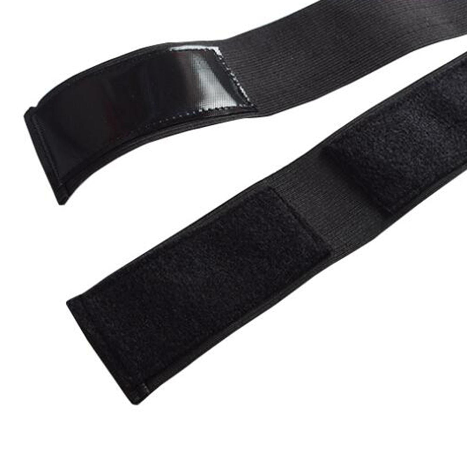 Abdominal Dialysis Belt Adjustable Soft for Peritoneal Women Men Black M