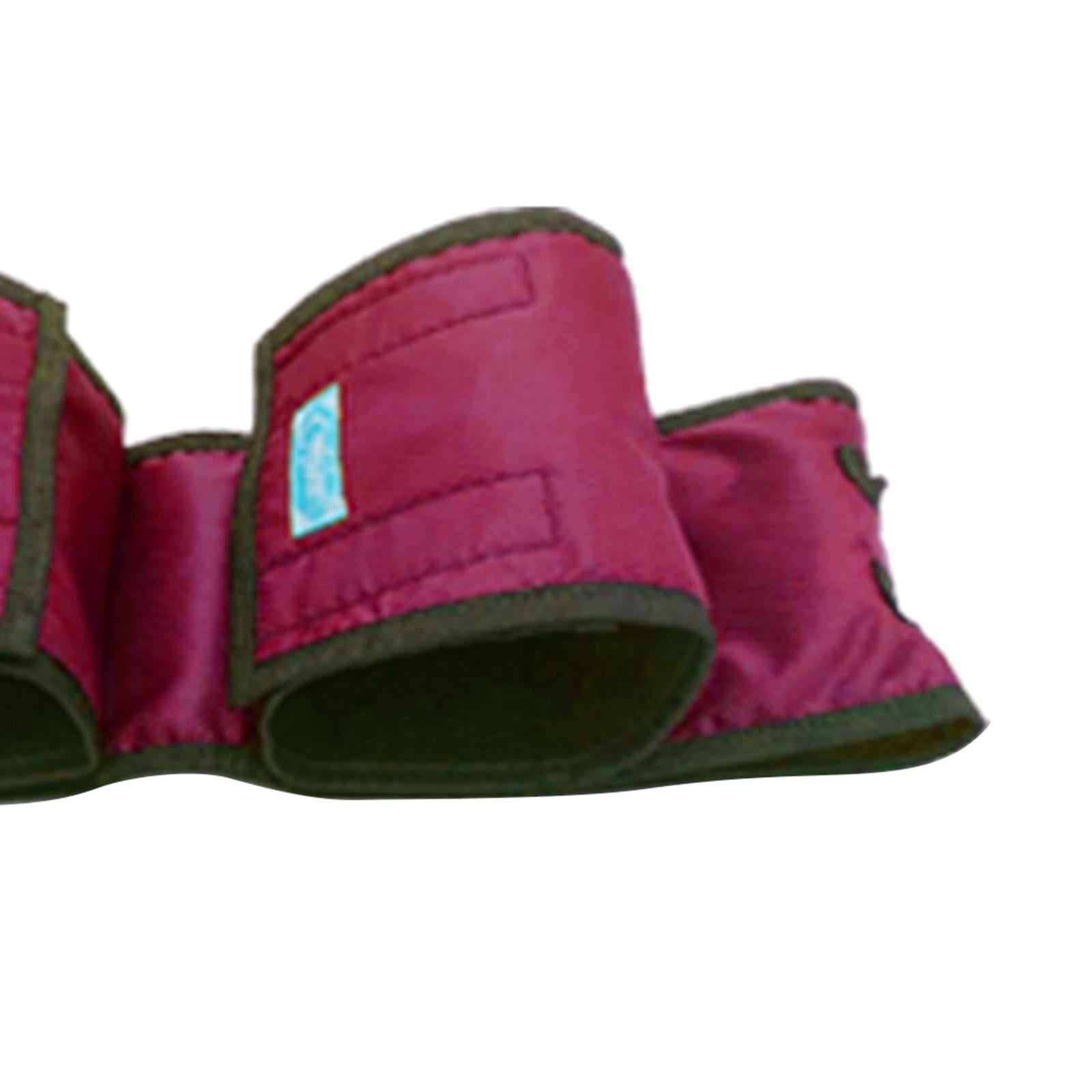 Wheelchair Footrest Leg Support Straps Adjustable for Elderly Adult Red