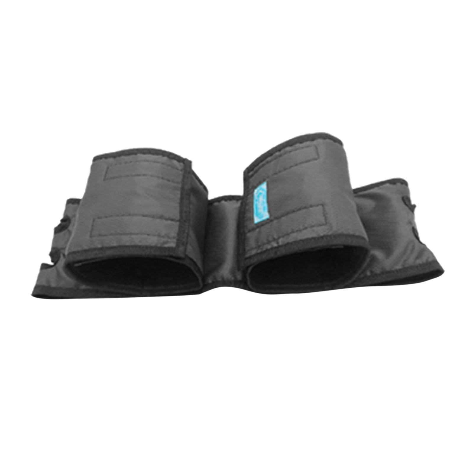 Wheelchair Footrest Leg Support Straps Adjustable for Elderly Adult Gray