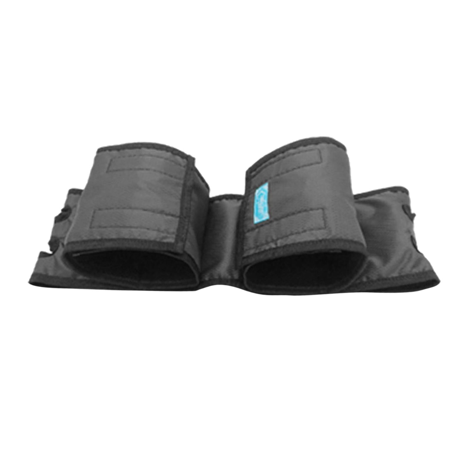 Wheelchair Footrest Leg Support Straps Adjustable for Elderly Adult Gray