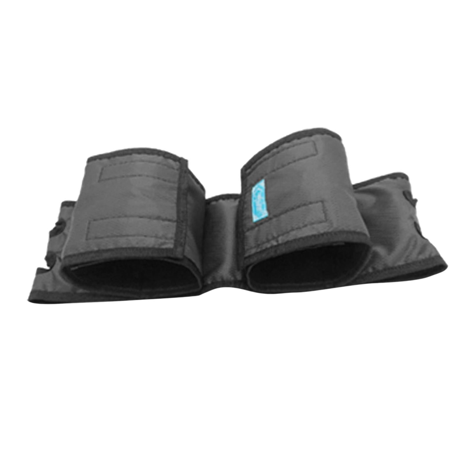 Wheelchair Footrest Leg Support Straps Adjustable for Elderly Adult Gray