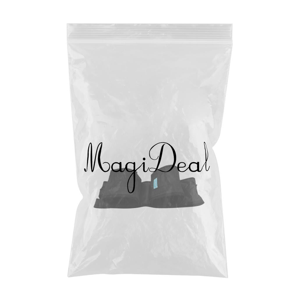 Wheelchair Footrest Leg Support Straps Adjustable for Elderly Adult Black