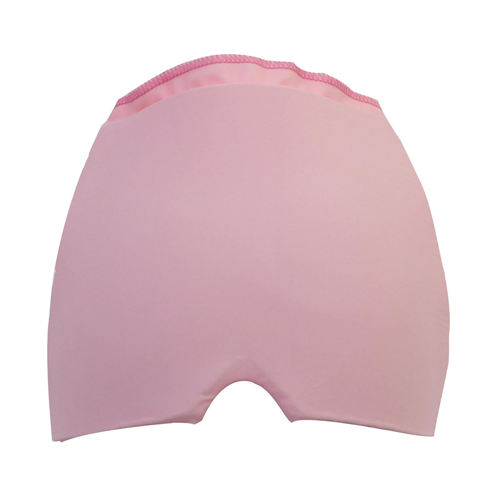 Ice Pack Head Wrap Adjustable Top and Side for Migraine Pain Relieving Pink