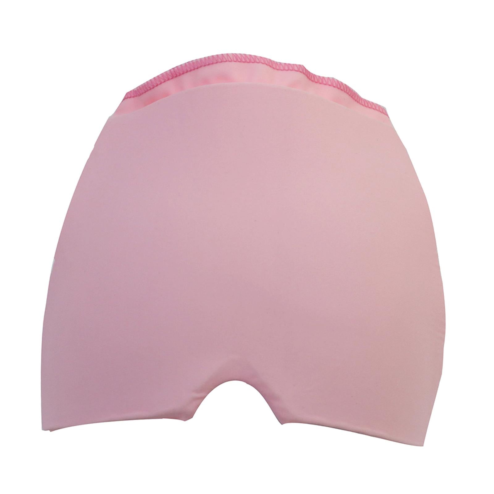 Ice Pack Head Wrap Adjustable Top and Side for Migraine Pain Relieving Pink