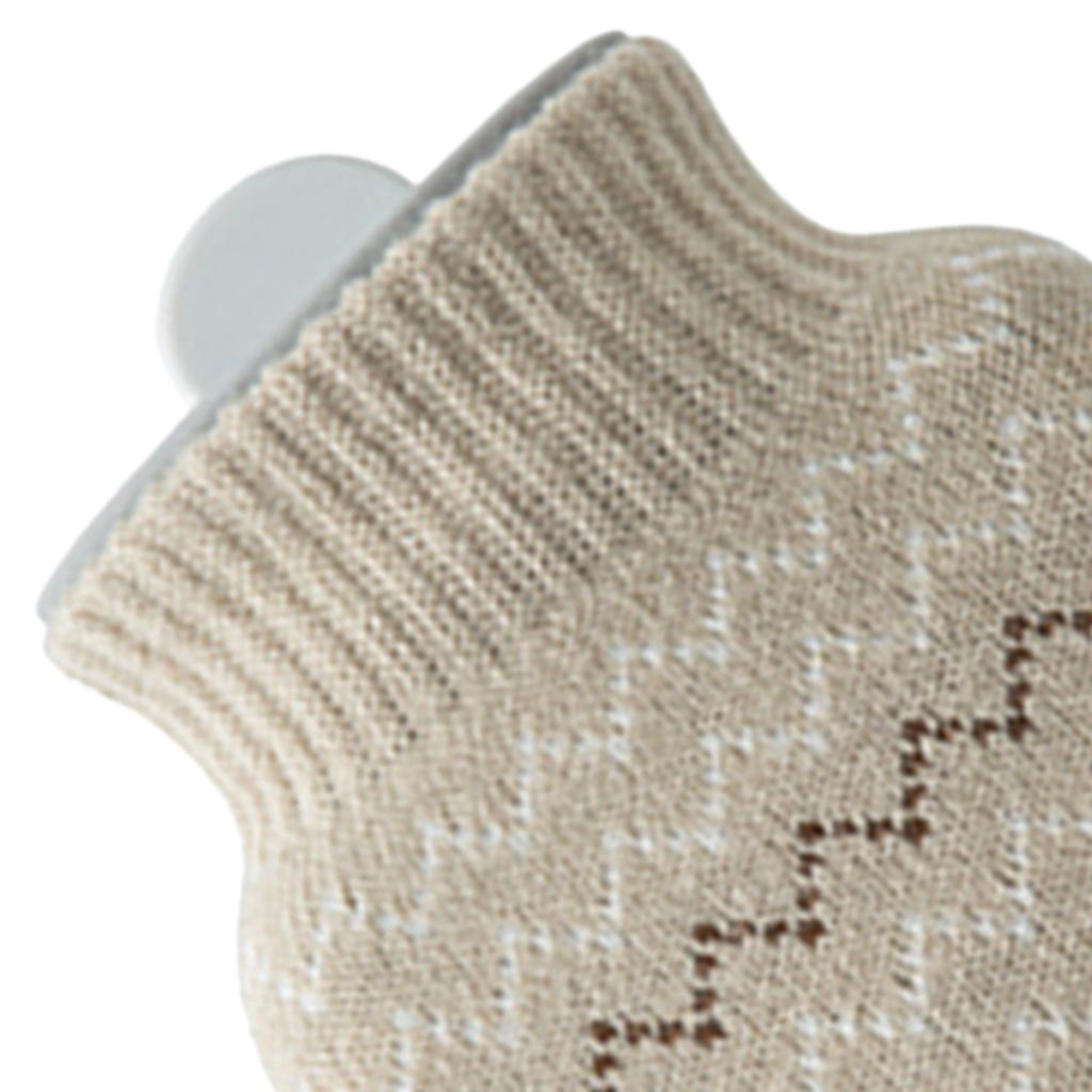 Silicone Hot Water Bottle with Hand Pocket Cover Hand Warmer for Women Grey