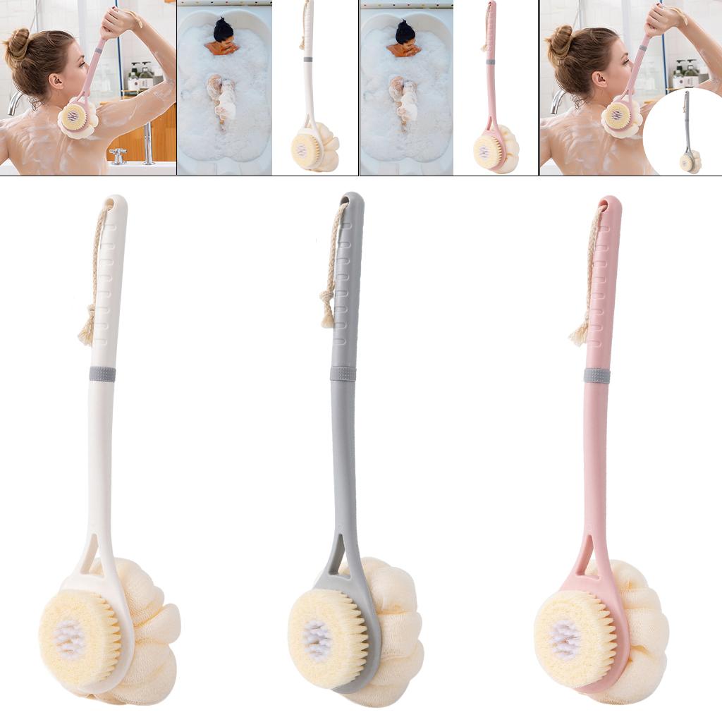 Bath Brush Exfoliating Body Clean Gentle Massage for Shower Adult Men pink