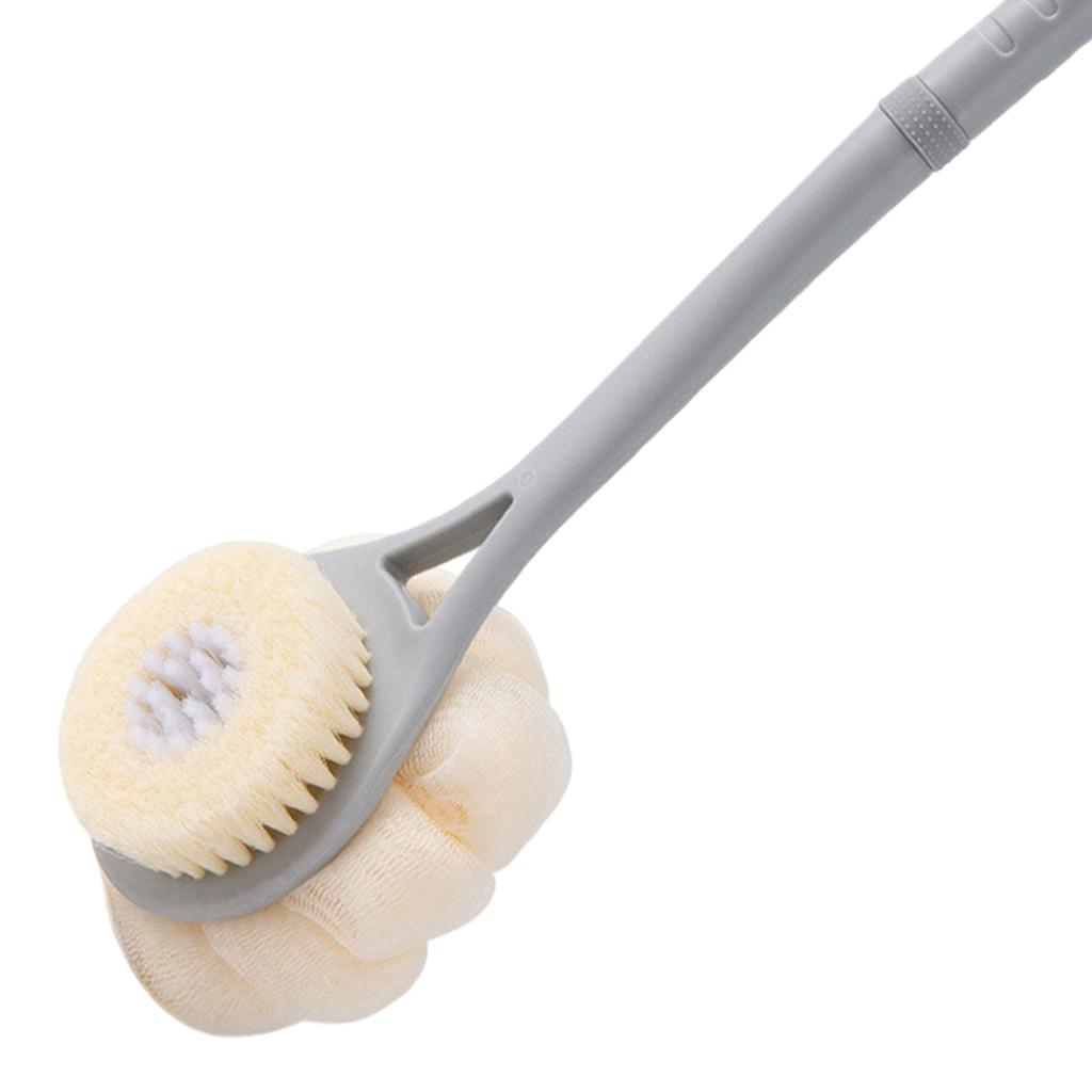 Bath Brush Exfoliating Body Clean Gentle Massage for Shower Adult Men gray